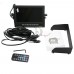 7"Inch HD Digital Touch Screen Car Rear View LCD Monitor 4 Channel 4 PIN Quad Pictures w/ Sunshade