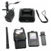 BST-598 6W VHF UHF Radio Walkie Talkie Professional FM Transceiver Double Section Shows Frequency Waiting (Battery not included)