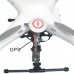 Happy Model DJI Phantom Upgraded Version Brushless Gimbal D-07-T Standard Height Landing Carbon Fiber Skid Kits