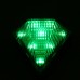 Green Cycling Bike Bicycle Diamond 8 LED Tail Light Rear 2 Laser Lamp Waterproof