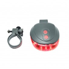 Round Bicycle Laser Tail Light SH-082 (Battery not Included)