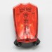 LED Bicycle Tail Light with Laser Light Lane (Battery not included)