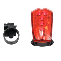 LED Bicycle Tail Light with Laser Light Lane (Battery not included)