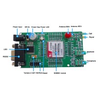 GSM+GPRS Module SIM900 SIM900A Develeopment Board Base Station Locate +MMS