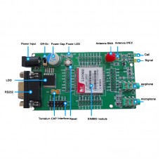 GSM+GPRS Module SIM900 SIM900A Develeopment Board Base Station Locate +MMS