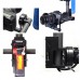 TZT Handheld Carbon Fiber 2 Axis Gimbal Handle W/ Motor for DSLR Camera 5D2 5D3 D800