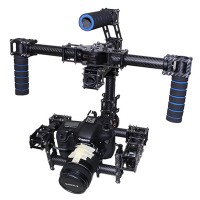 3-Axis Handle DSLR Brushless Gimbal/Stablizer Carbon Fiber 3 Axis DSLRGimbal  for 5D GH2 GH3 BMCC