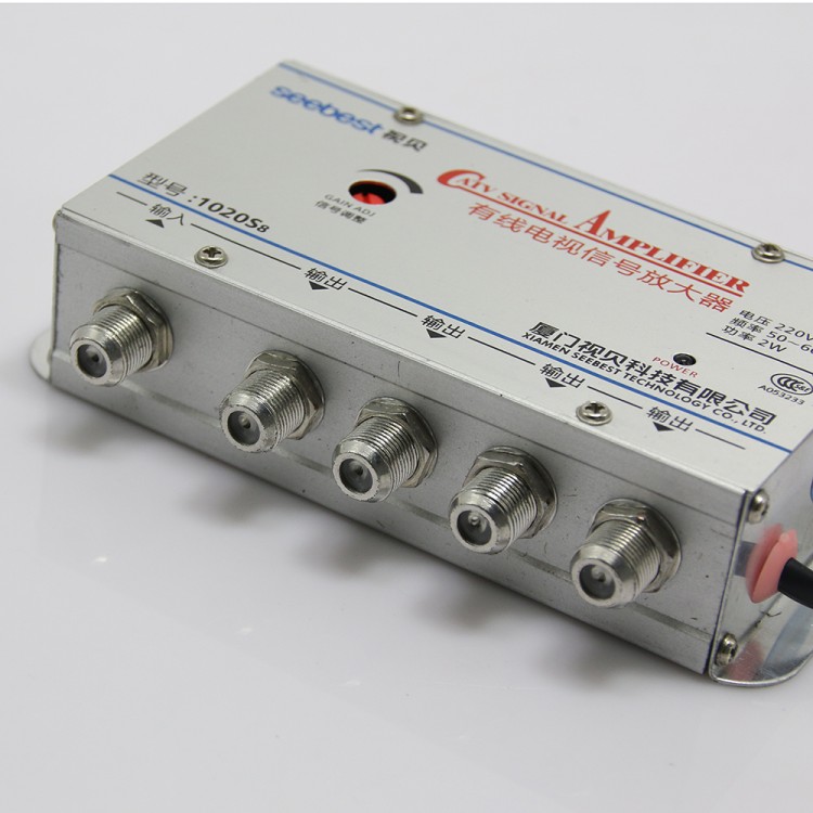 SB1020S8 4way CATV Signal Amplifer Sat Cable TV Signal Amplifier