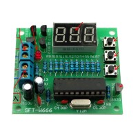 2PCS DIY Digital display thermometer suite AT89C2051+DS18B20 Temperature control parts 1264
