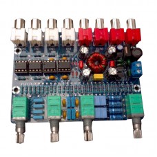 Front Panel Board 5532 Preamp Operational Amplifier Tone Plate Independent 4Channel Super Low Noise for Fever Level