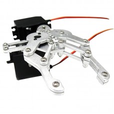 AS-6DOF Aluminum Alloy Mechanical Claw Holder Robotic Arm Kits & 2 PCS MG996R for Robotic Arm