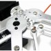 AS-6DOF Aluminum Alloy Mechanical Claw Holder Robotic Arm Kits & 2 PCS MG996R for Robotic Arm