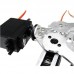 AS-6DOF Aluminum Alloy Mechanical Claw Holder Robotic Arm Kits & 2 PCS MG996R for Robotic Arm