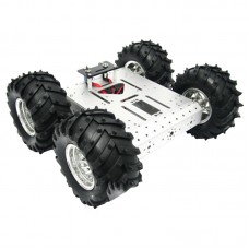 4WD Aluminum Mobile Robot Platform Educational Car Chassis Vehicles for Competition