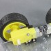 4WD Smart Car Chassis Robotic Car Magnetic Motor Dtection Obstacles Avoidance RC for Competition