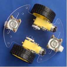 2WD V8 Smart Car Chassis Detection Obstacle Avoidance Remote Control Kit w/ Velocity Measurement