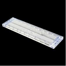 Open Source Hardware Breadboard SYB-120 Width 4.6cm Length 17.7cm Transparent Blue