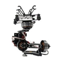 LotusRC PTZ-F ARF 3 Axis Aluminum Brushless Gimbal Camera Mount /w Motor for ILDC Camera NEX FPV Aerial Photography