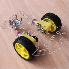 2WD V53 Smart Car Chassis Kit Tracking Coded Disc Remote Controller Obstacles Avoidance for Competition