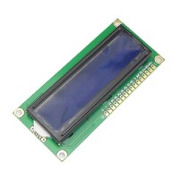 Blue Screen 1602A LCD Blue Display Module 5V White Font w/ Back Light Light Weight