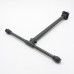 FPV T-shape Carbon Fiber Landing Gear Skid for RC Multicopter X650 S550 Compatible