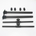 FPV T-shape Carbon Fiber Landing Gear Skid for RC Multicopter X650 S550 Compatible