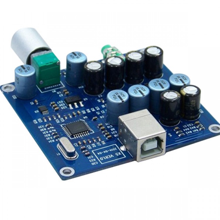 PCM2706 Dual TDA1308 Parallel Output USB DAC Headphone Amplifier CS4344
