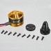 BE1806-21 1400KV Multi-Rotor Brushless Motor Yellow 2-4S Lipo 5.4A Max Continuous Current