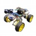 4WD Smart Car Chassis WIFI Anti Vibration Detecting Robot