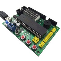 YF－C1 Smart Car Control Main Board Singlechip Control Board Motor Drive Tracking Obstacle Avoidance w/ Download Line
