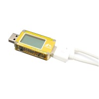 Matek USB LCD Display Voltmeter Ampere Meter Power Capacity Tester l