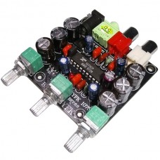 DC 9-24V XR1075 BBE Tone Adjustment Board 2Channel Bass/Treble/Volume Controller