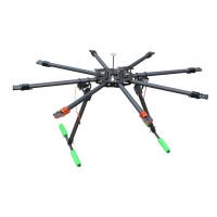 Octacopter Frame Kit 8 Axis Suitable for 3 Axis Gimbal 5D3 DSLR Camera for FPV Photography w/ Automatic Landing Gear
