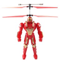 Syma S9 Iron Man RC Helicopter Robot Model 3.5CH for Child Red/ Blue