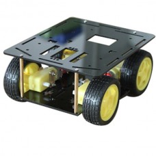 4WD V13 Dual Layer Smart Car Base Fundation Kit Remote Control Competition Car