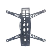 Mini Classic Alien Carbon Fiber Body 4 Axis Quadcopter Airplane Frame 250-260MM Wheelbase