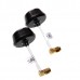 L Type RP-SMA 5.8G RX Receiver Clover Leaf Mushroom Antenna Black for FPV