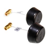 L Type RP-SMA 5.8G TX Transmitter Clover Leaf Mushroom Antenna Black for FPV