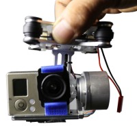 Gopro 3 Brushless Gimbal 2 Axis without Debugging for DJI Phantom FPV Photography Black/Silver