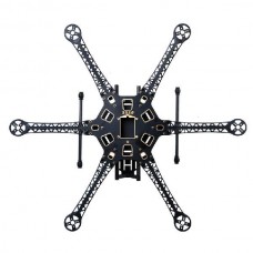 HMF S550 Hexacopter Frame Kit w/ PCB Center Plate Intergrated Circuit for PFV Photography