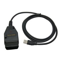 KKL VAG-COM 409.1 OBD 2 II USB Diagnostic Cable Auto Scan Scanner Tool Interface Black