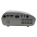 H60 Mini Multimedia LED Projector w/ TV VGA AV HDMI SD + Remote Control -White