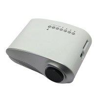 Hot 1080P HD 320 x 240 Mini Portable Home theater LED Projector with USB HDMI VGA TV  White