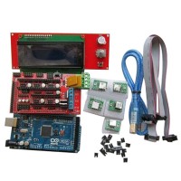 3D Printer Kit 2004LCD MEGA2560 R3 RAMPS1.4 Control Board A4988 Driver Board