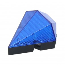 Blue Cycling Bike Bicycle Diamond 8 LED Tail Light Rear 2 Laser Lamp Waterproof