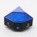 Blue Cycling Bike Bicycle Diamond 8 LED Tail Light Rear 2 Laser Lamp Waterproof