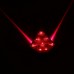 Red Cycling Bike Bicycle Diamond 8 LED Tail Light Rear 2 Laser Lamp Waterproof