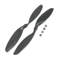 1038 10 X 3.8 Carbon Fiber Propeller Prop CW/CCW for QuadCoptor 1 Pairs