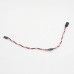  150mm 15cm Servo Extension Lead Wire Cable Anti-interference Cable with Magnet Ring For Futaba JR
