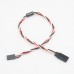  150mm 15cm Servo Extension Lead Wire Cable Anti-interference Cable with Magnet Ring For Futaba JR